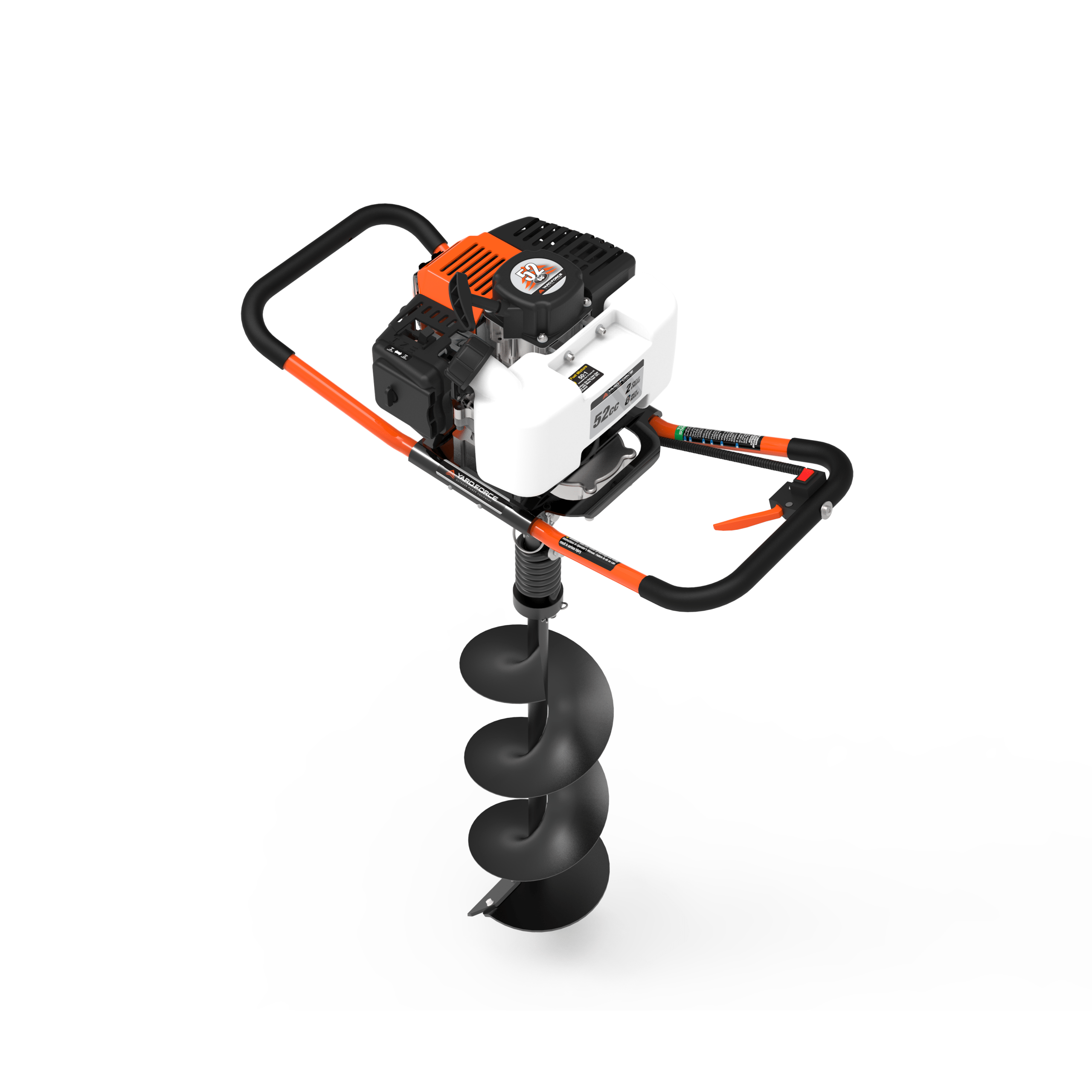 Yard Force 52cc 2-Cycle Gas-Powered Earth Auger & Post Hole Digger
