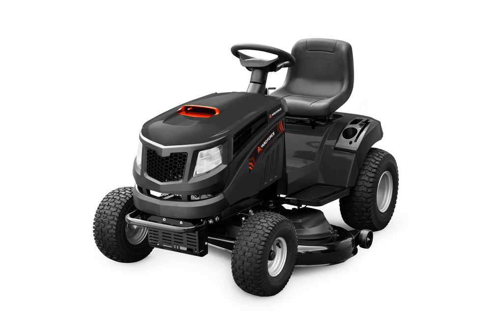 Yard Force 42-in 452cc Double-Blade Gas Lawn Tractor with Hydrostatic Transmission