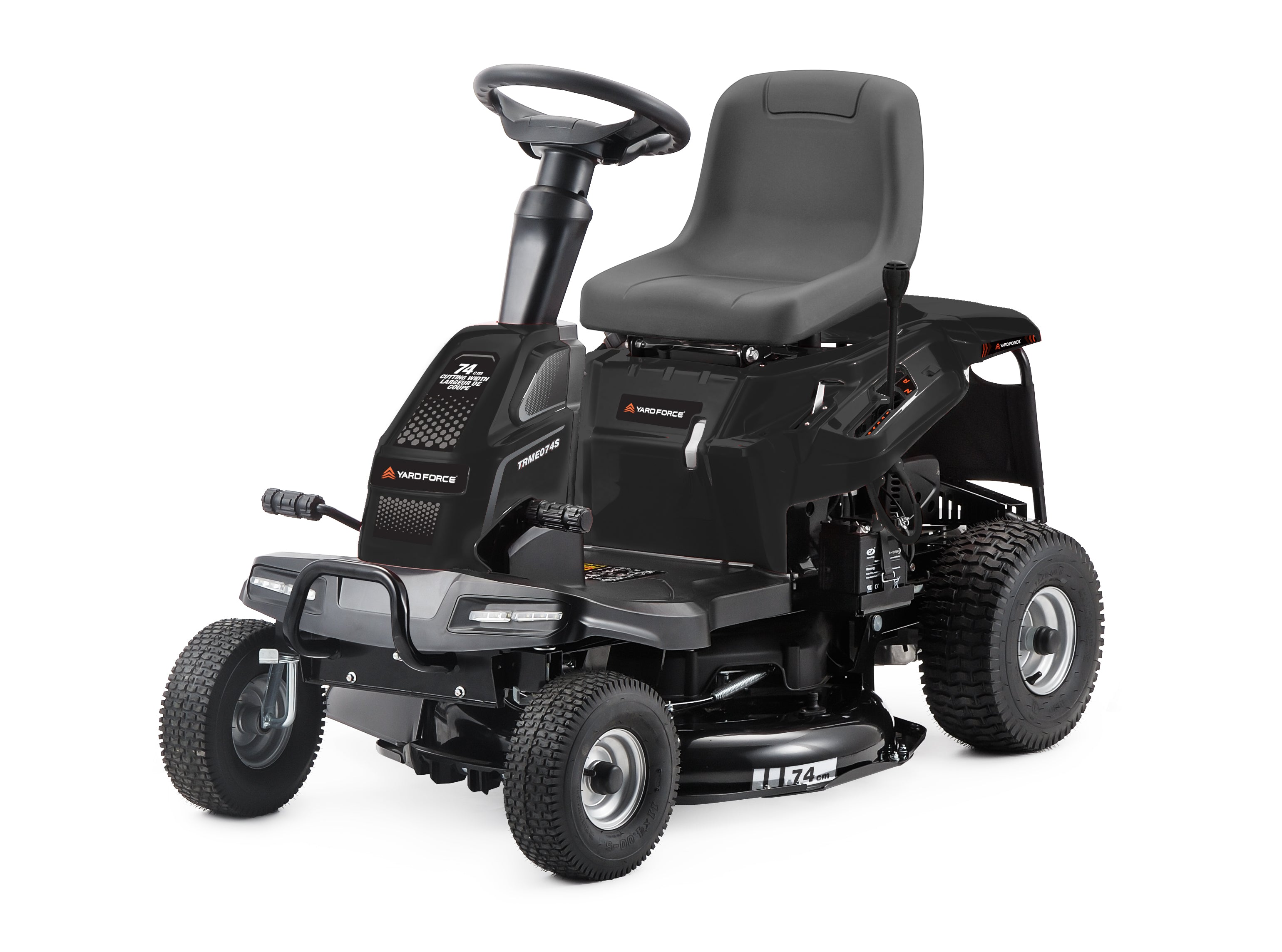 Yard Force 30-in 352cc Single-Blade Gas Riding Lawn Mower with Electric Start