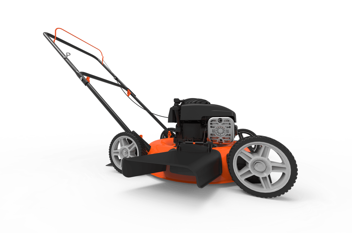 Yard Force Gas-Powered 21-Inch Side Discharge Push Lawn Mower with Yard Force Gas-Powered 21-Inch Side Discharge Push Lawn Mower with