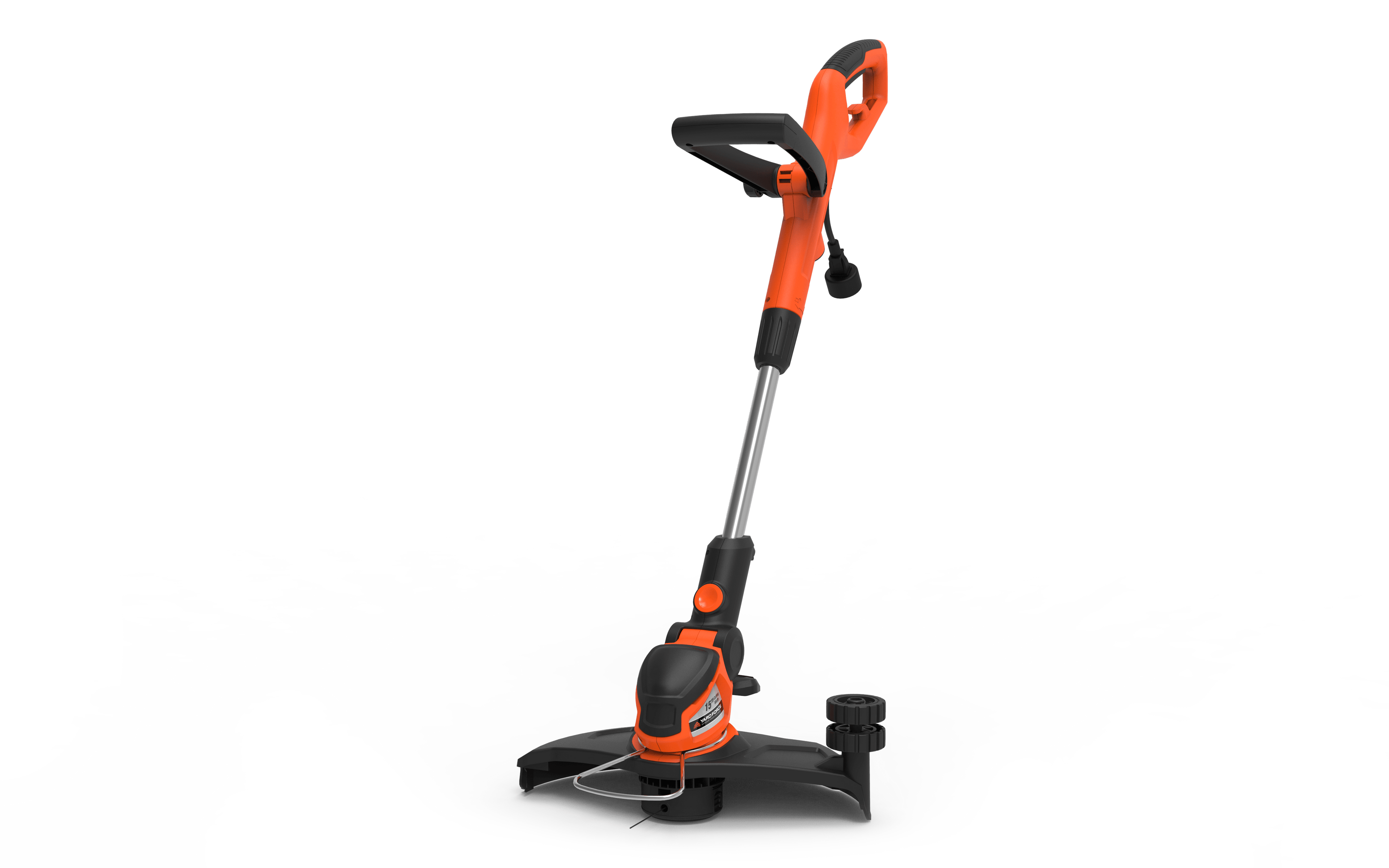 YF5515LT 15 in. 5.5-Amp Corded Electric High-Performance Dual-Line 2-in-1 String Grass Trimmer/Lawn Edger with Bonus PPE Kit image 2