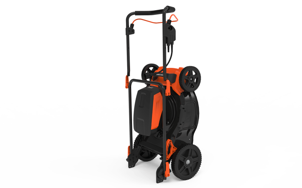 YF1518-3N1 18 in. 15-Amp Corded Electric 3-in-1 Walk-Behind Lawn Mower with Vertical Storage image 3