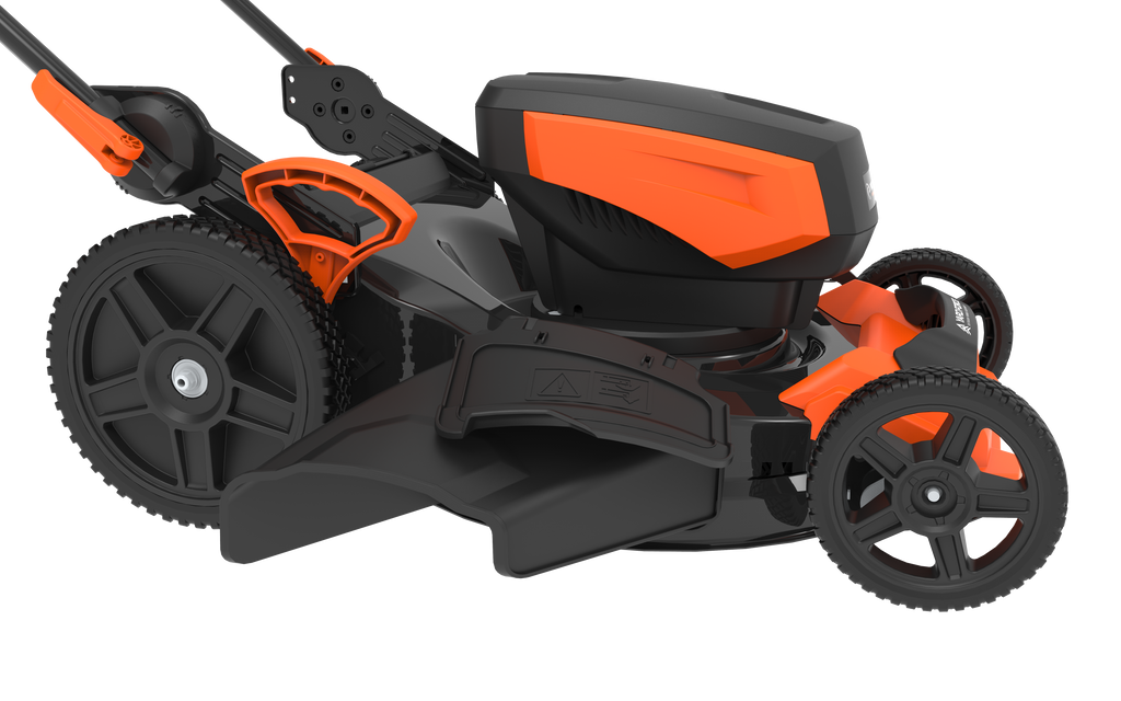YF1518-3N1 18 in. 15-Amp Corded Electric 3-in-1 Walk-Behind Lawn Mower with Vertical Storage image 2