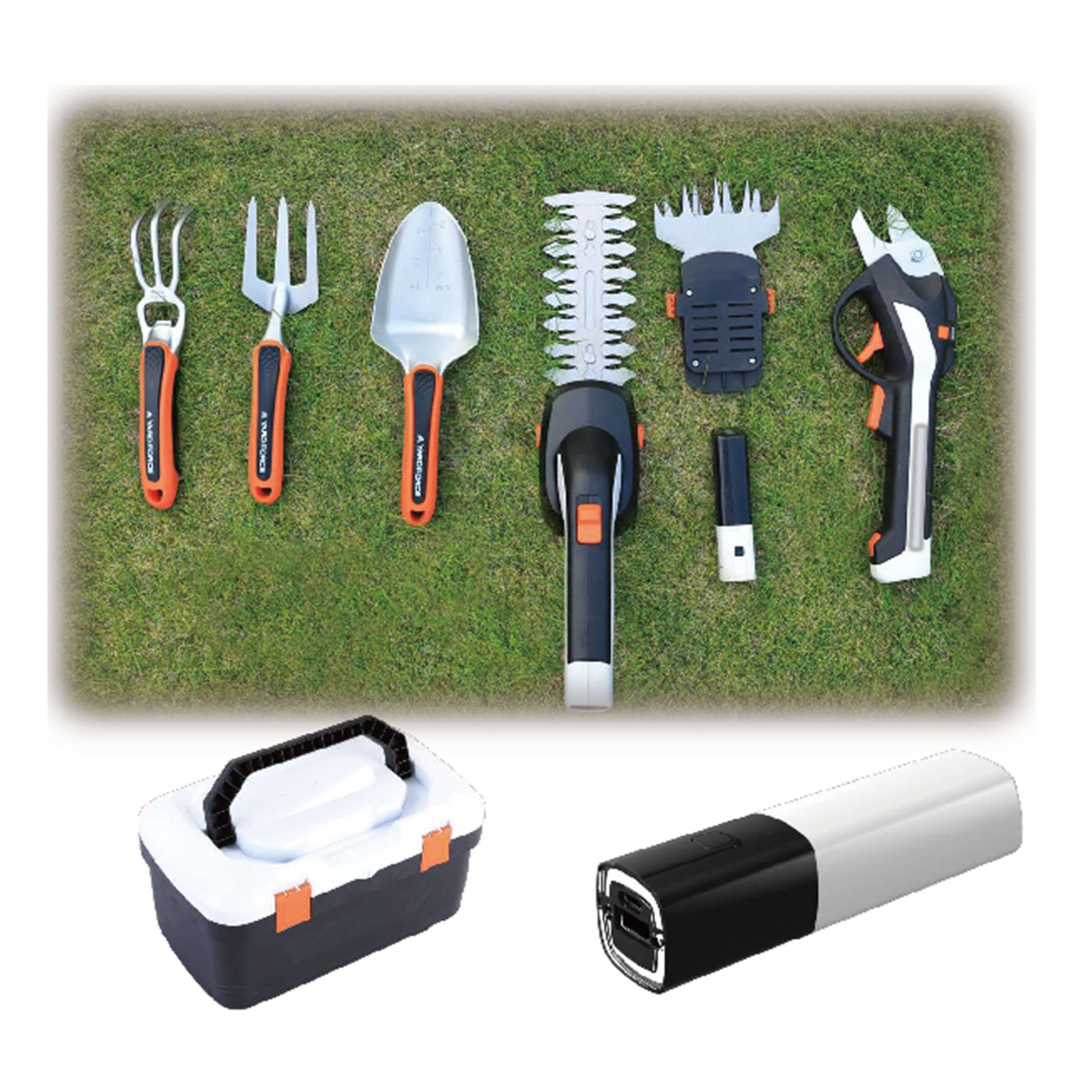 Yard Force YF4vRX 4V Cordless Garden Kit | Pruner, Shrubber, Shear