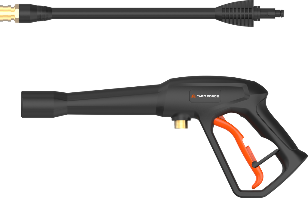 Yard Force YF1800 Electric Pressure Washer, 1800 PSI 1.2 GPM, 13 Amp, with Foam Cannon, 15° & Turbo Nozzles, 20 ft Hose