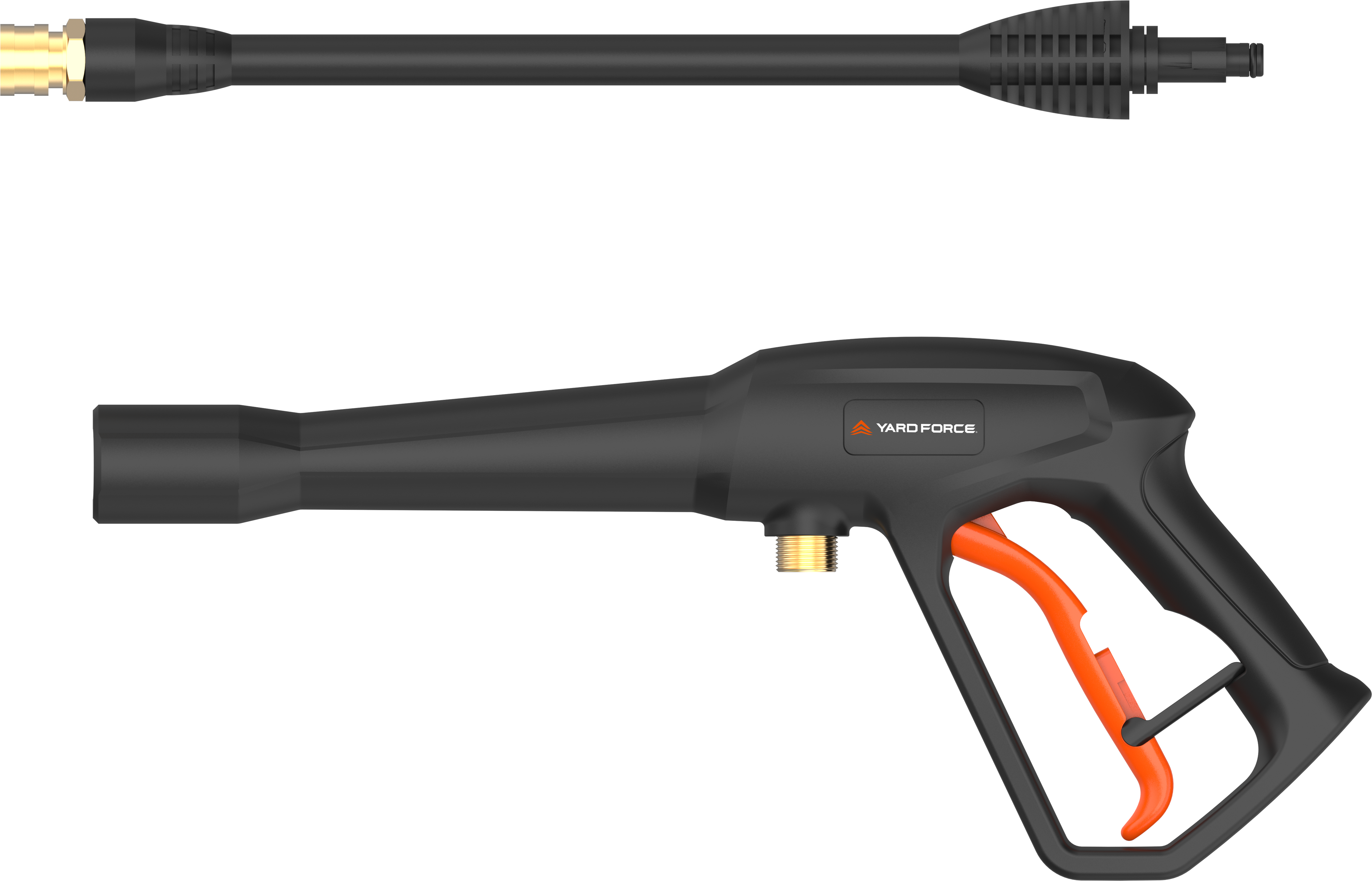 Yard Force YF1800 Electric Pressure Washer, 1800 PSI 1.2 GPM, 13 Amp, with Foam Cannon, 15° & Turbo Nozzles, 20 ft Hose